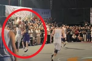 向紫龙打野球最后0.1秒落后1分被犯规 组委会不让罚球&amp;判并列第一